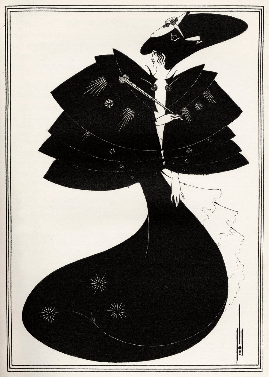 La capa negra de Aubrey Beardsley