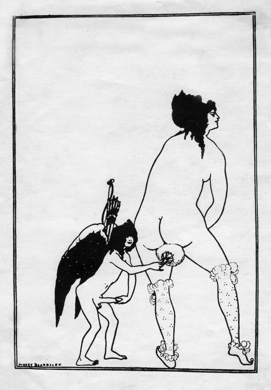 El Tocador de Lampito, 1896 de Aubrey Beardsley