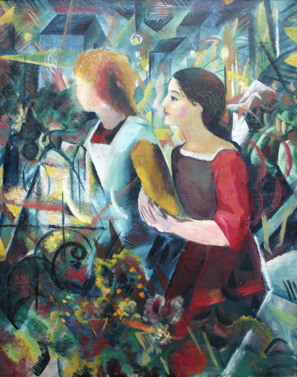 Dos niñas de August Macke