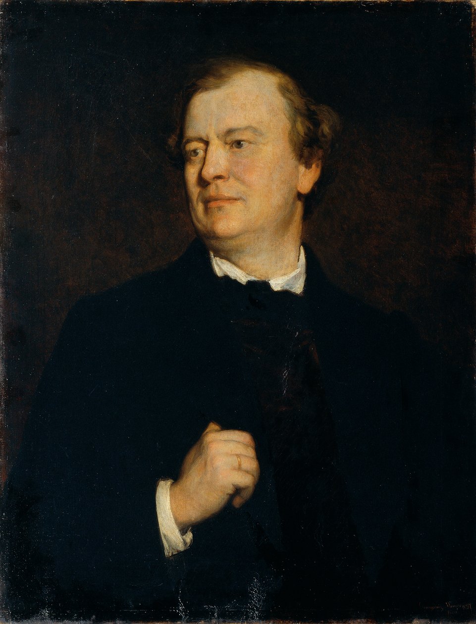 El actor Julius Findeisen de August Georg Mayer