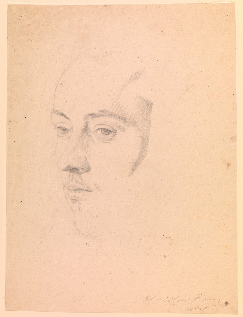 Retrato de Harro Harring de August Krafft