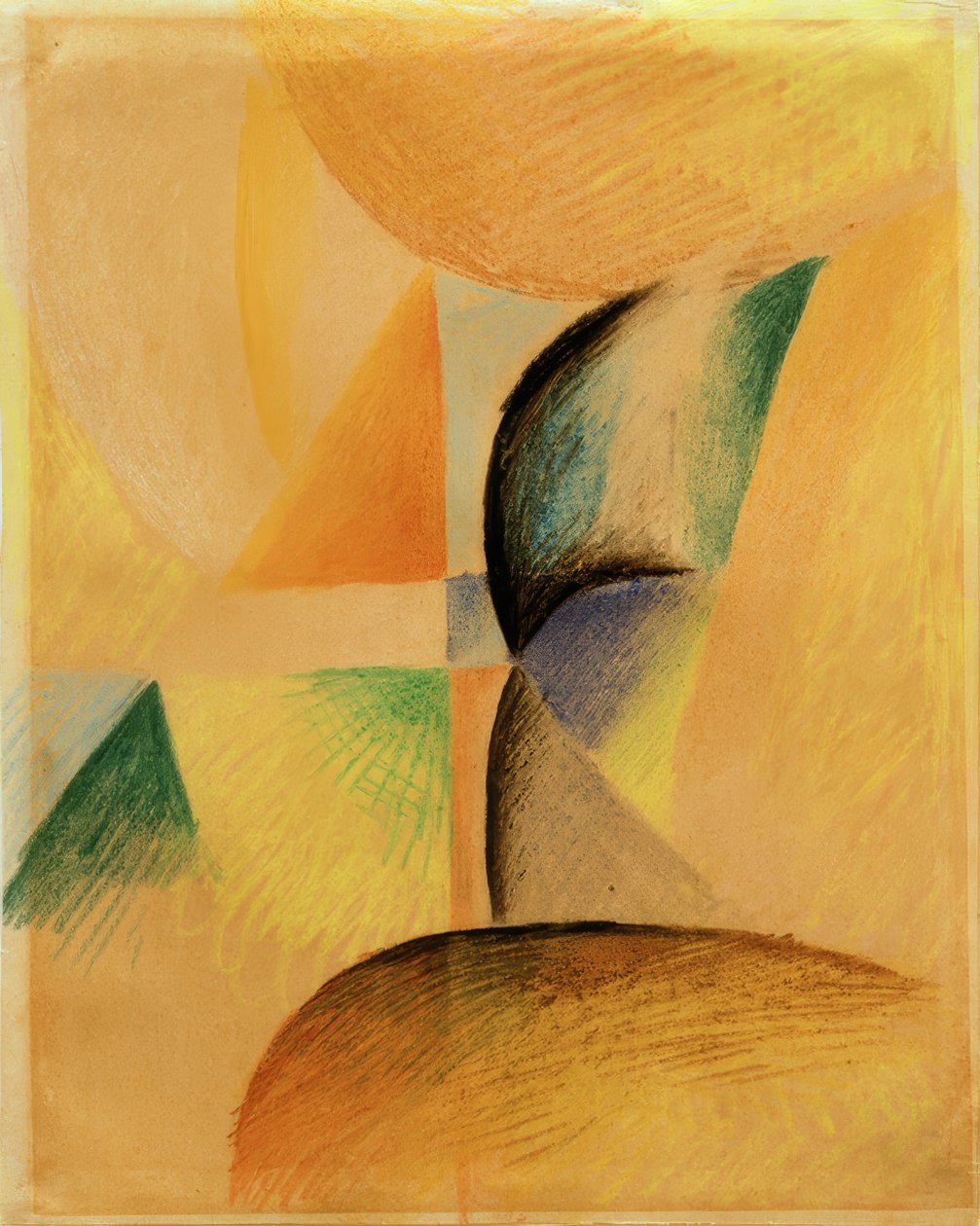 Formas abstractas XII de August Macke