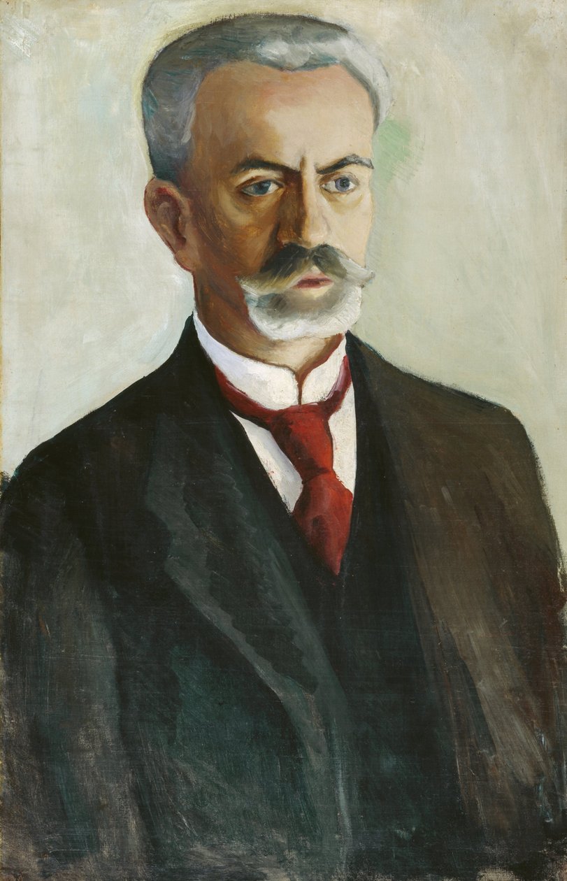 Retrato de Bernhard Koehler de August Macke
