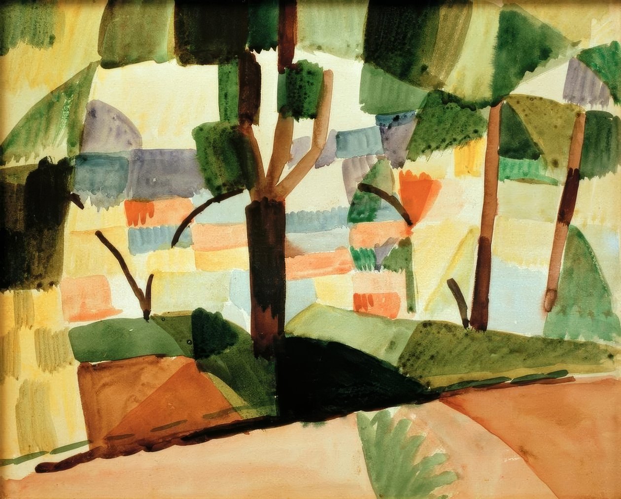 Kandern IV de August Macke