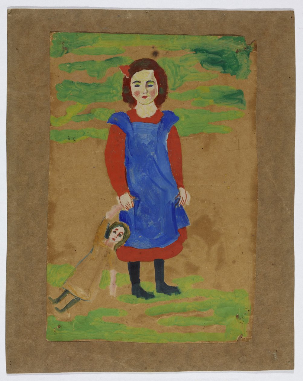 niño con muñeca de August Macke