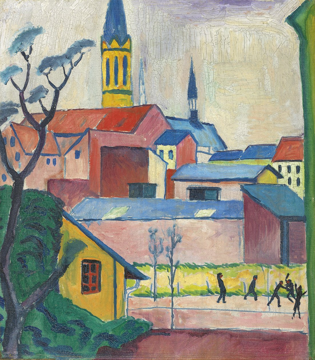 Marienkirche, 1911 de August Macke
