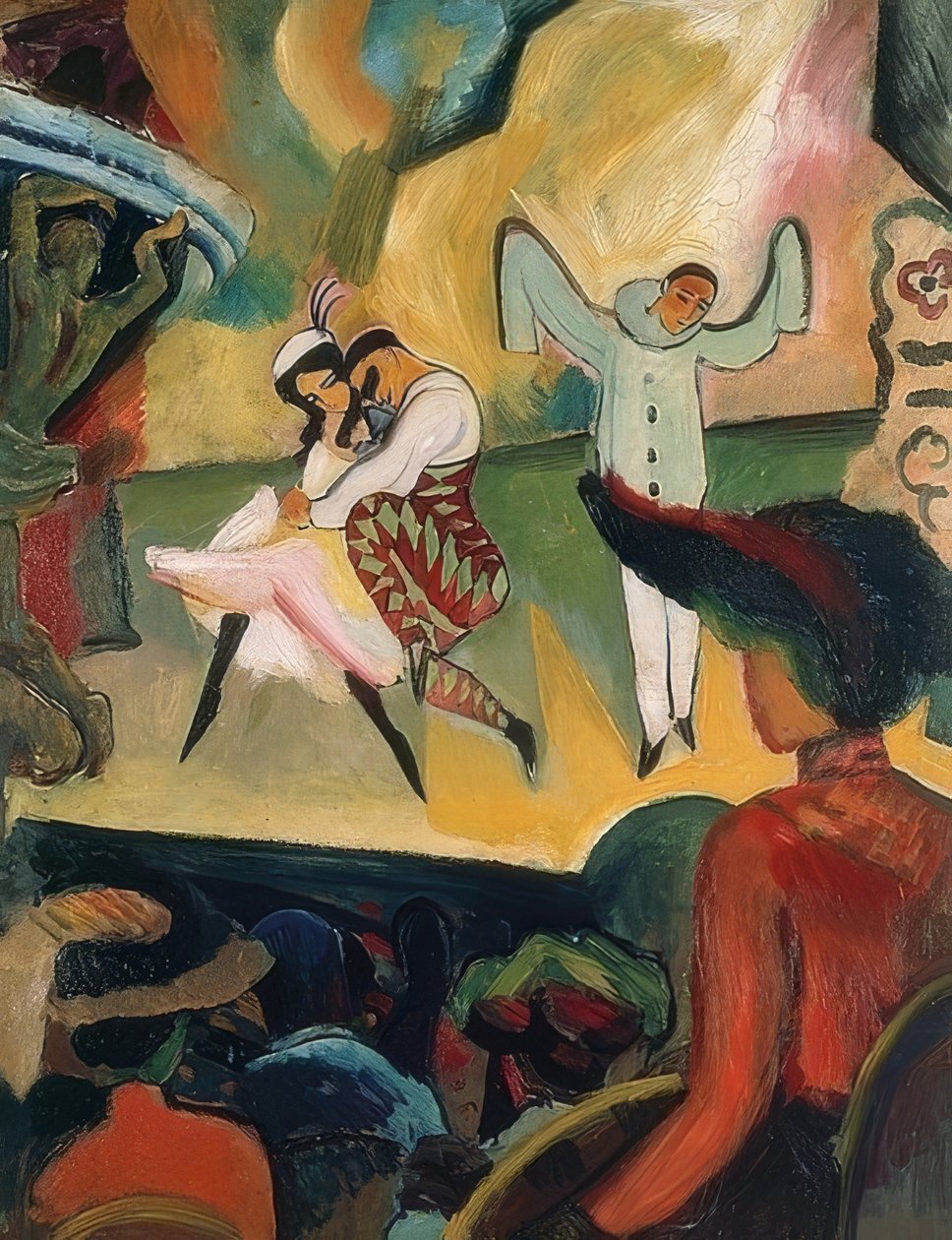 Ballet ruso I. 1912 de August Macke