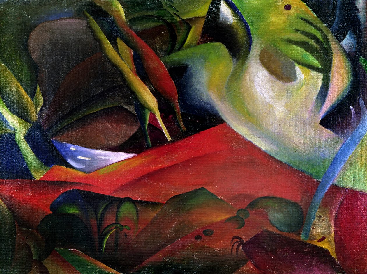 La tormenta, 1911 de August Macke