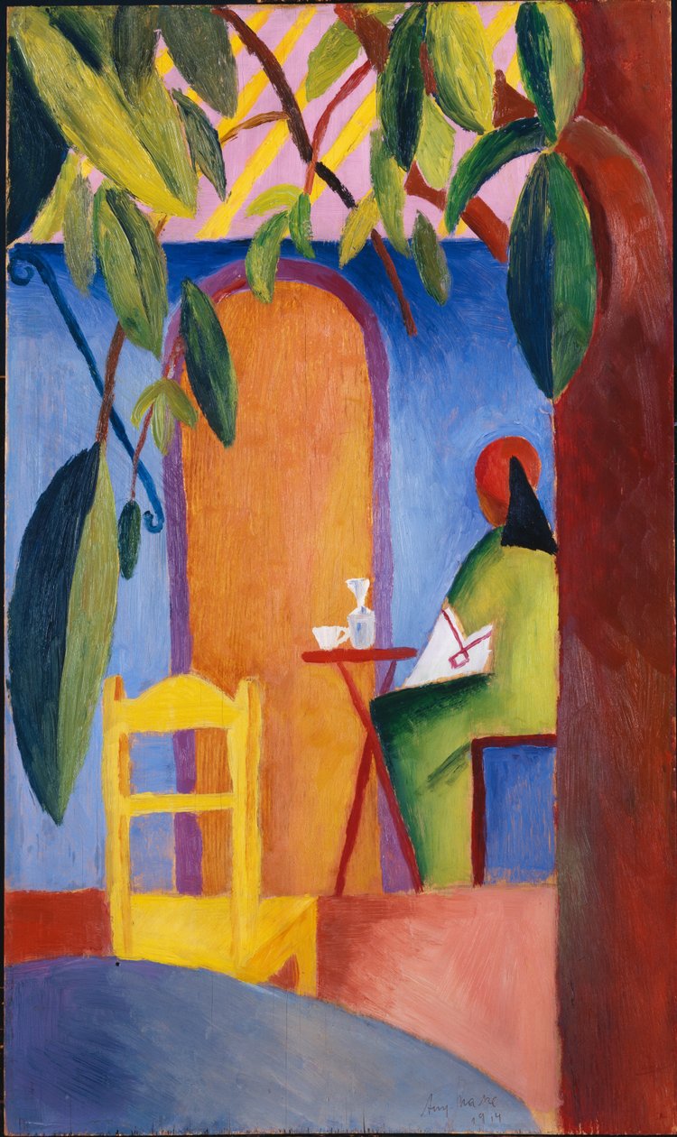 Café turco de August Macke