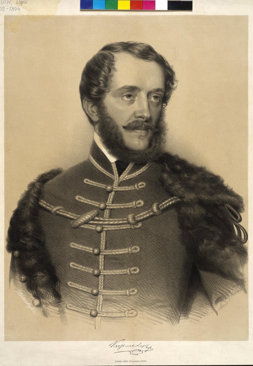 Lajos von Kossuth de August Prinzhofer