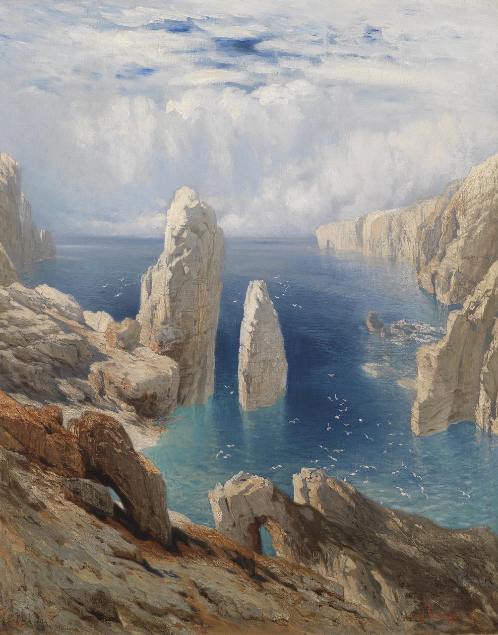 Alemán: Steep coast de August Schaeffer von Wienwald