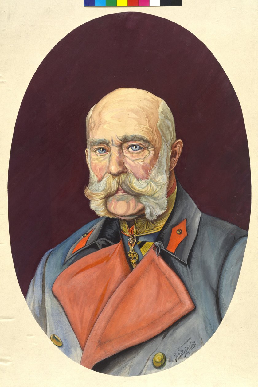 Emperador de Austria Francisco José I de August Schwab