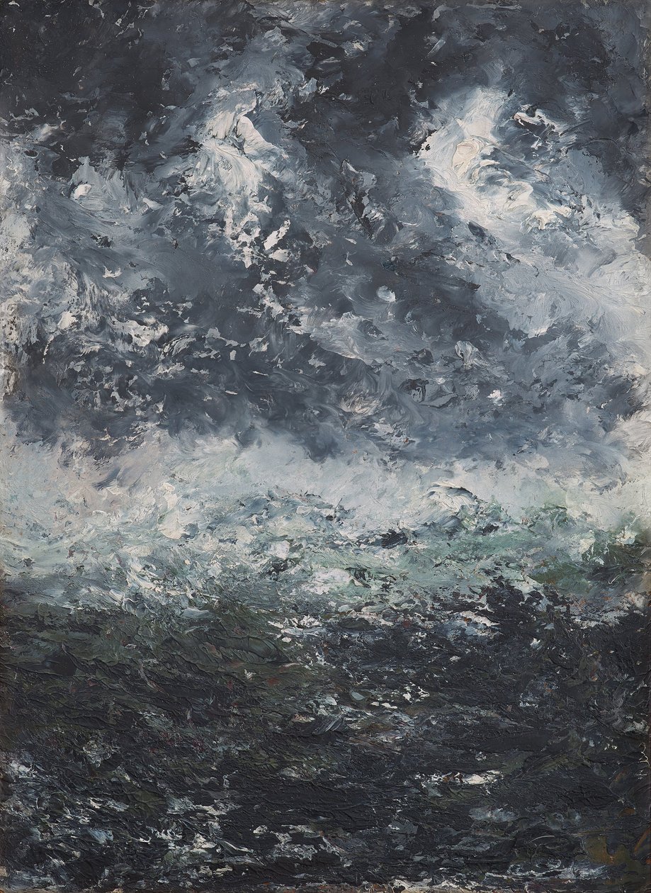 Paisaje de tormenta de August Strindberg
