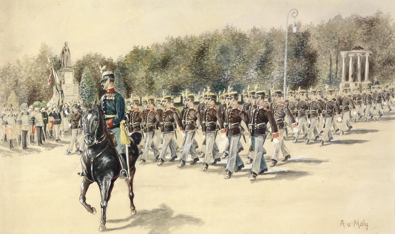 Maly Defilade del Batallón Académico de August von Maly