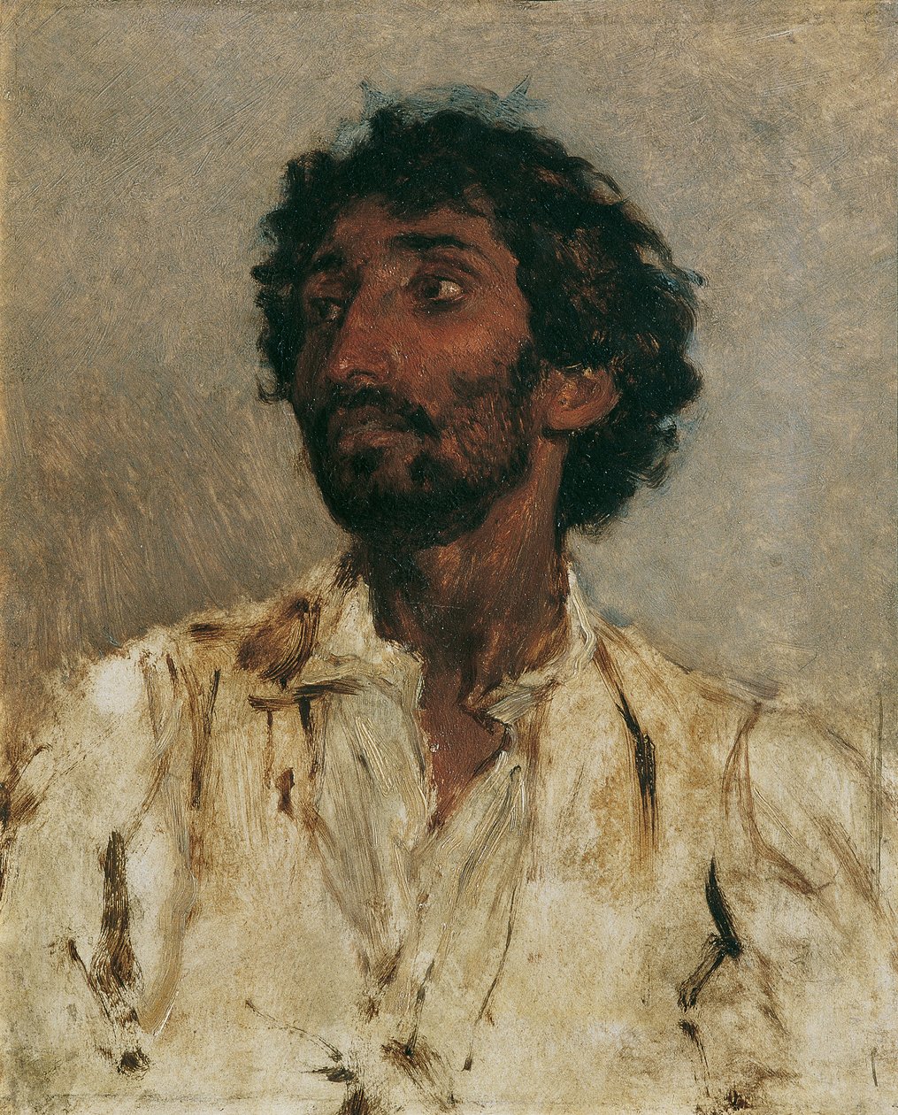 Busto de una gitana de August von Pettenkofen