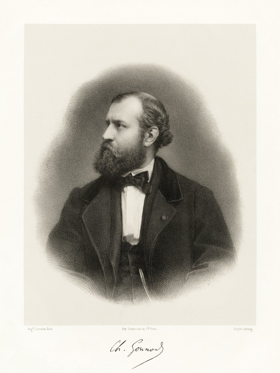 Charles Gounod, 1865-66 de Auguste Charles Lemoine