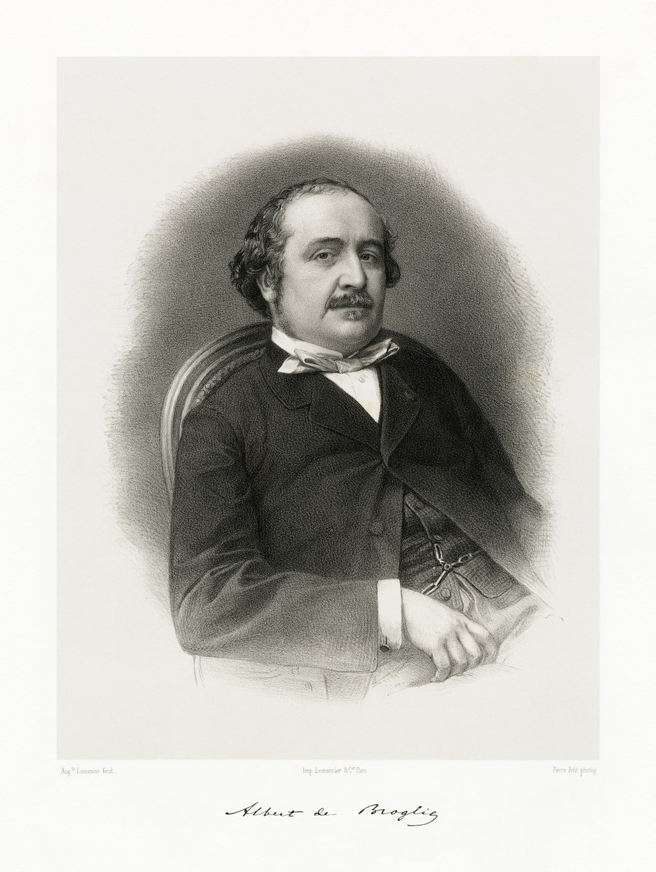 Jacques Victor Albert, Príncipe de Broglie de Auguste Charles Lemoine