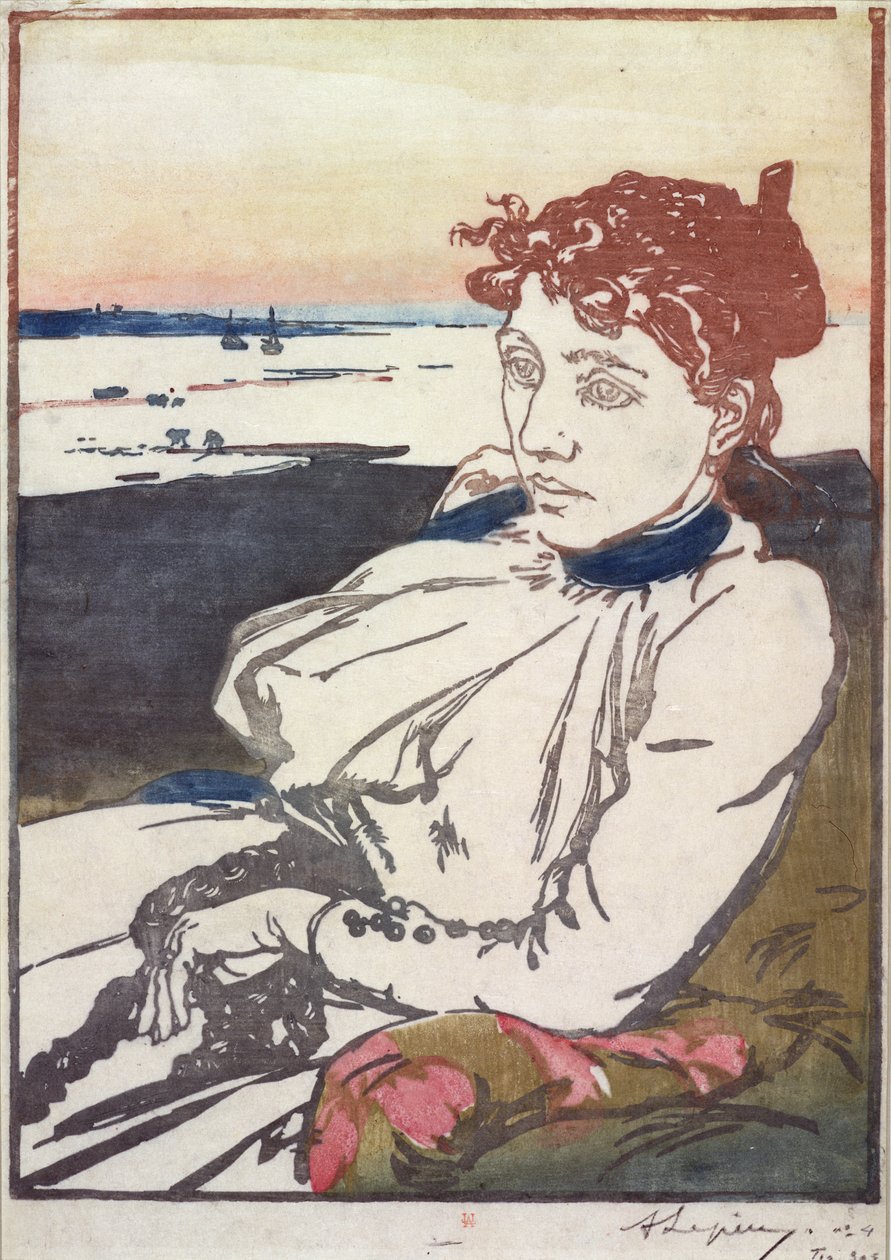 La Convaleciente Mme.Lepere, 1892 de Auguste Louis Lepère