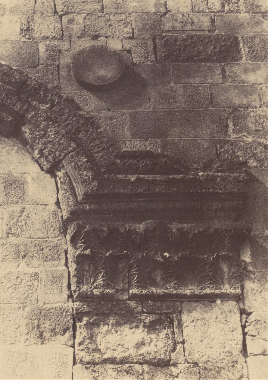 Jerusalén. Recinto del Templo. Detalles de la Puerta Dorada de Auguste Salzmann
