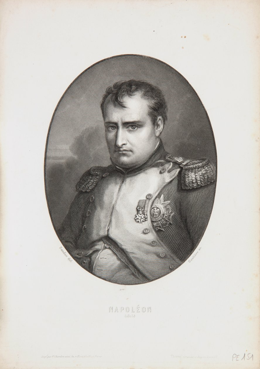 Napoleón (1815), 1837 de Auguste Sandoz