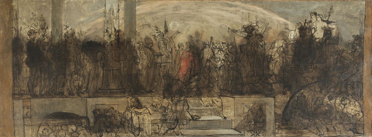 El Juicio Universal, sketch de Auguste Barthelemy Glaize