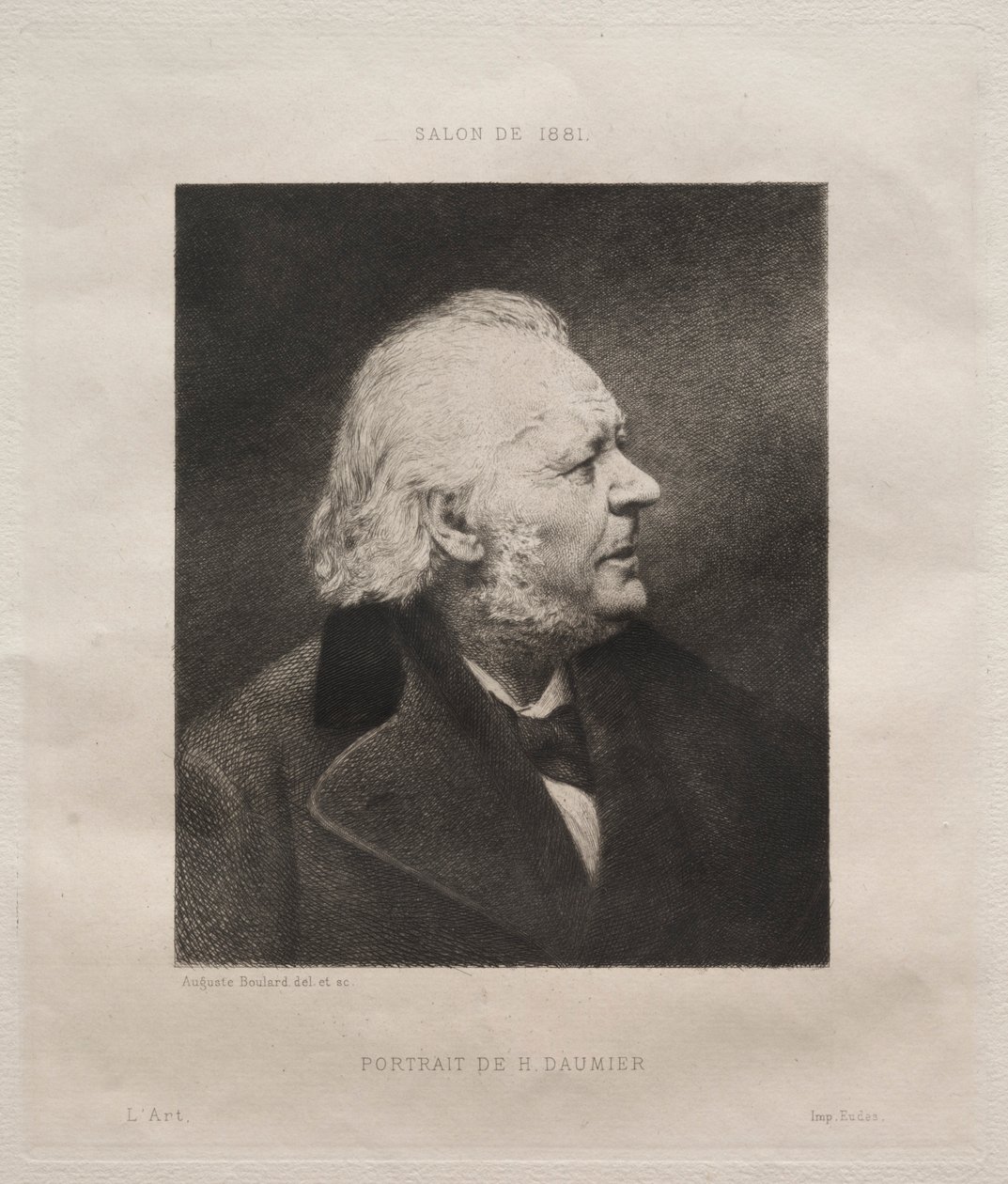Honoré Daumier, 1881 de Auguste Boulard