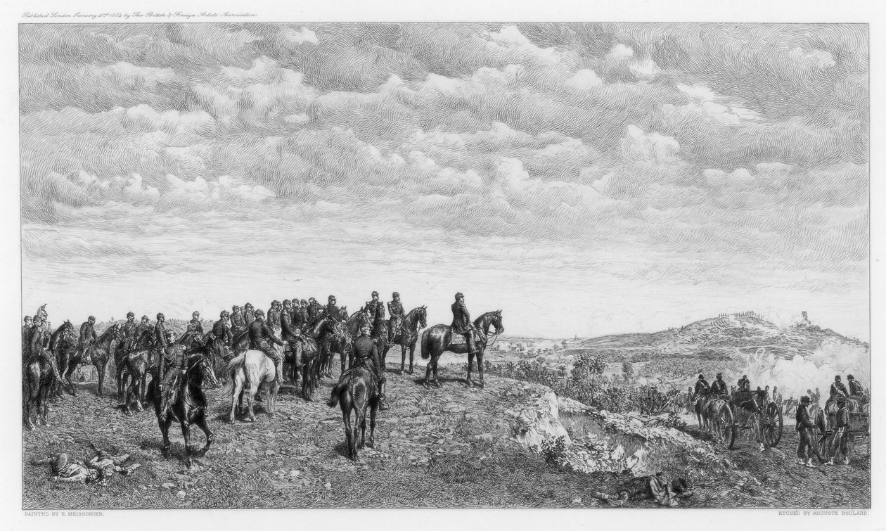 Napoleón III en Solferino de Auguste Boulard