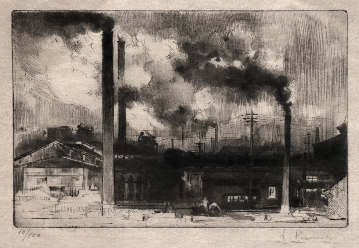 At the Creusot Works: The Smokestacks de Auguste Brouet