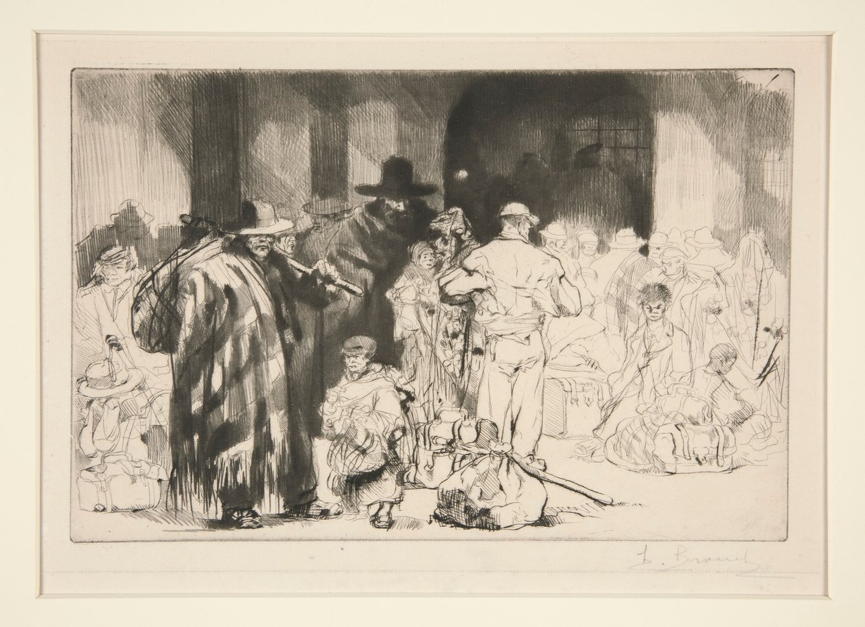 Los migrantes de Auguste Brouet