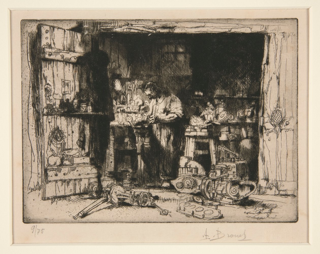 pequeño mecánico de Auguste Brouet