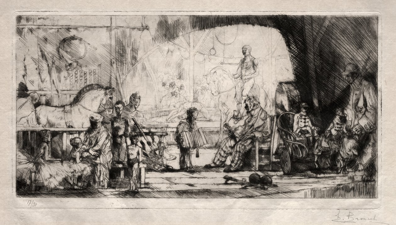 The Pinder Circus de Auguste Brouet