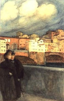 El Ponte Vecchio, Florencia de Auguste Francois Gorguet