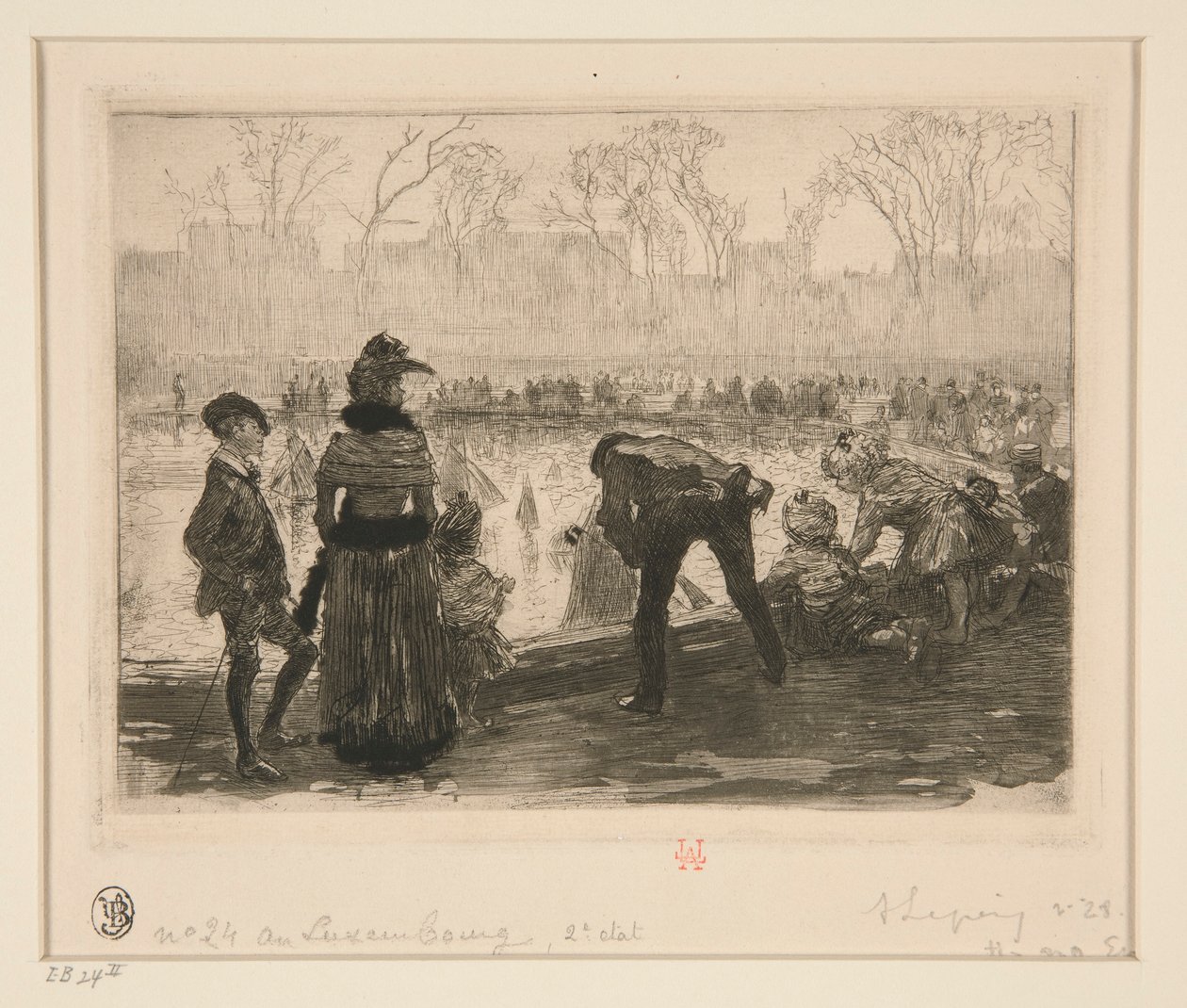 En Luxemburgo (En Luxemburgo) de Auguste Lepere