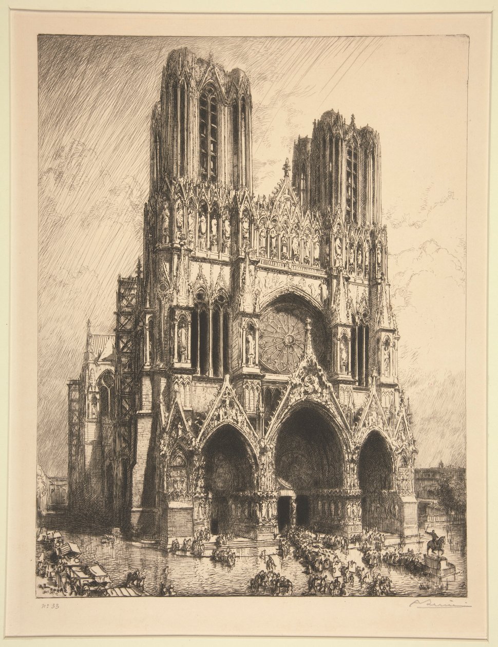 Catedral de Reims de Auguste Lepere