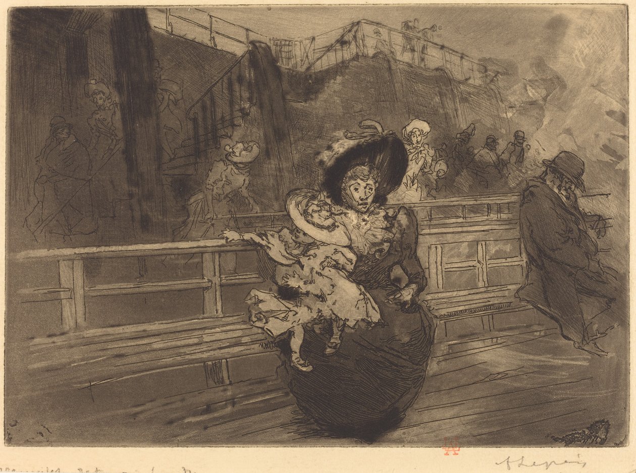 Salida para Greenwich de Auguste Lepere
