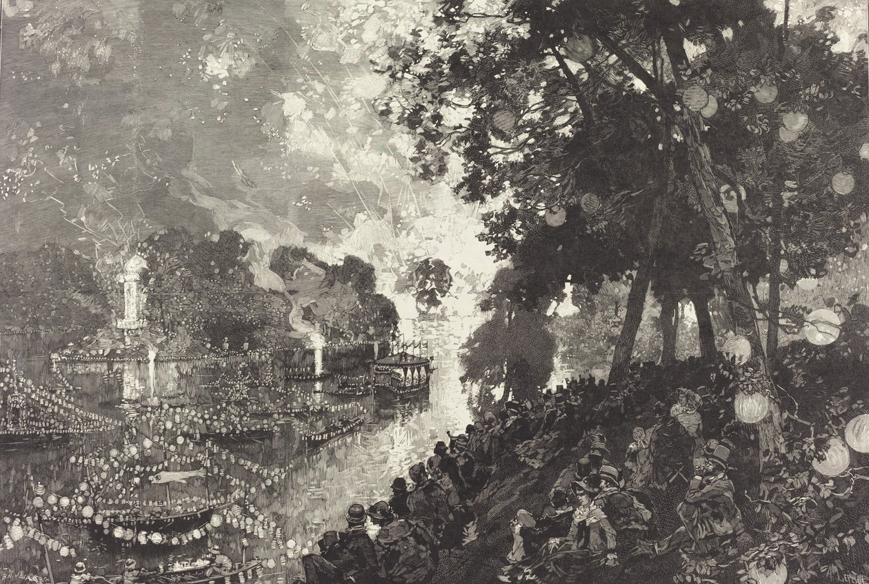 La Neige À Paris de Auguste Lepere