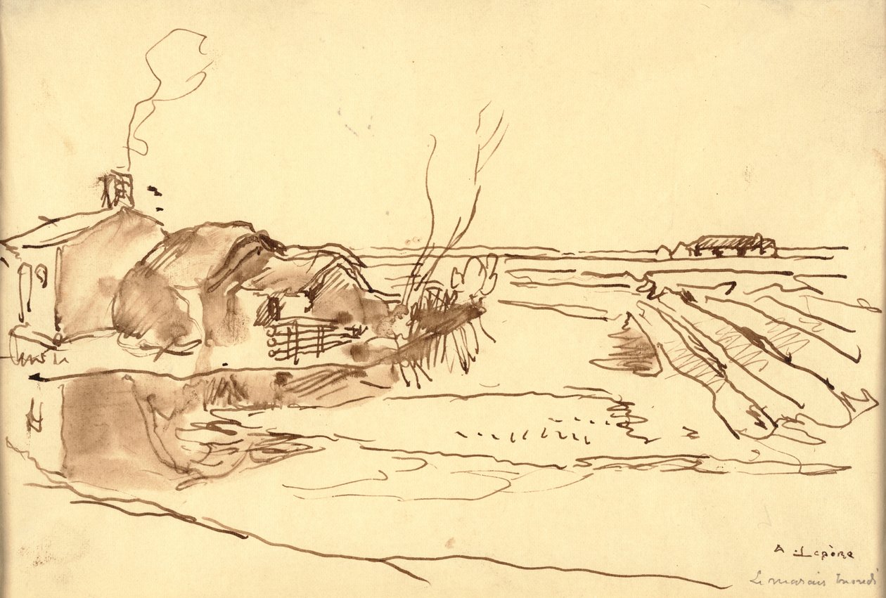 Paisaje de Auguste Lepere