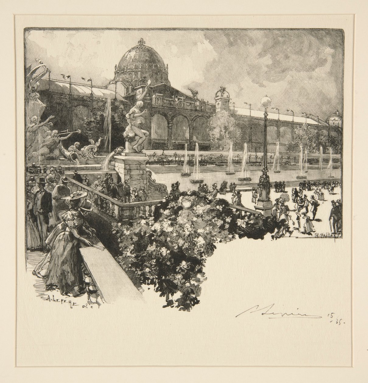 El Palacio de las Artes Liberales, Exterior de Auguste Lepere