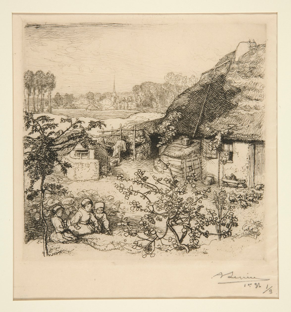 El Nido (Saint-Jean-de-Monts) (Refugio [Saint-Jean-de-Monts]) de Auguste Lepere