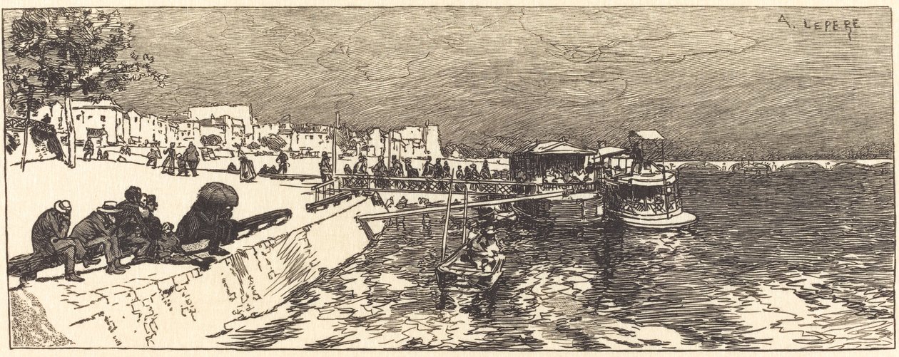 Muelle en Bercy de Auguste Lepere