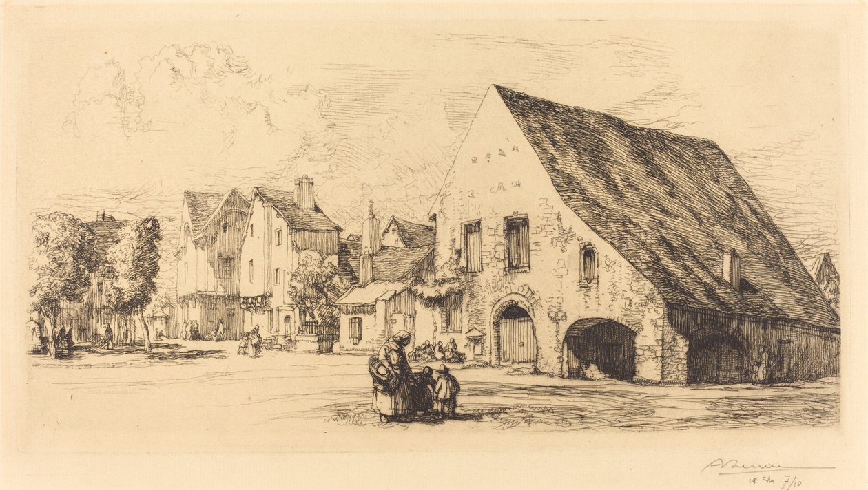 Provins (Seine et Marne) de Auguste Lepere