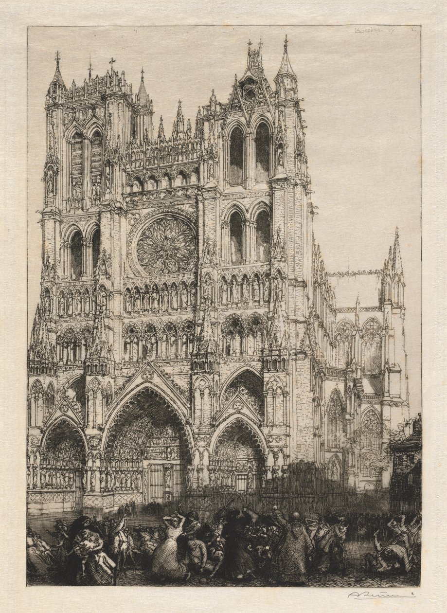 Catedral de Amiens, Día del Inventario de Auguste Louis Lepère