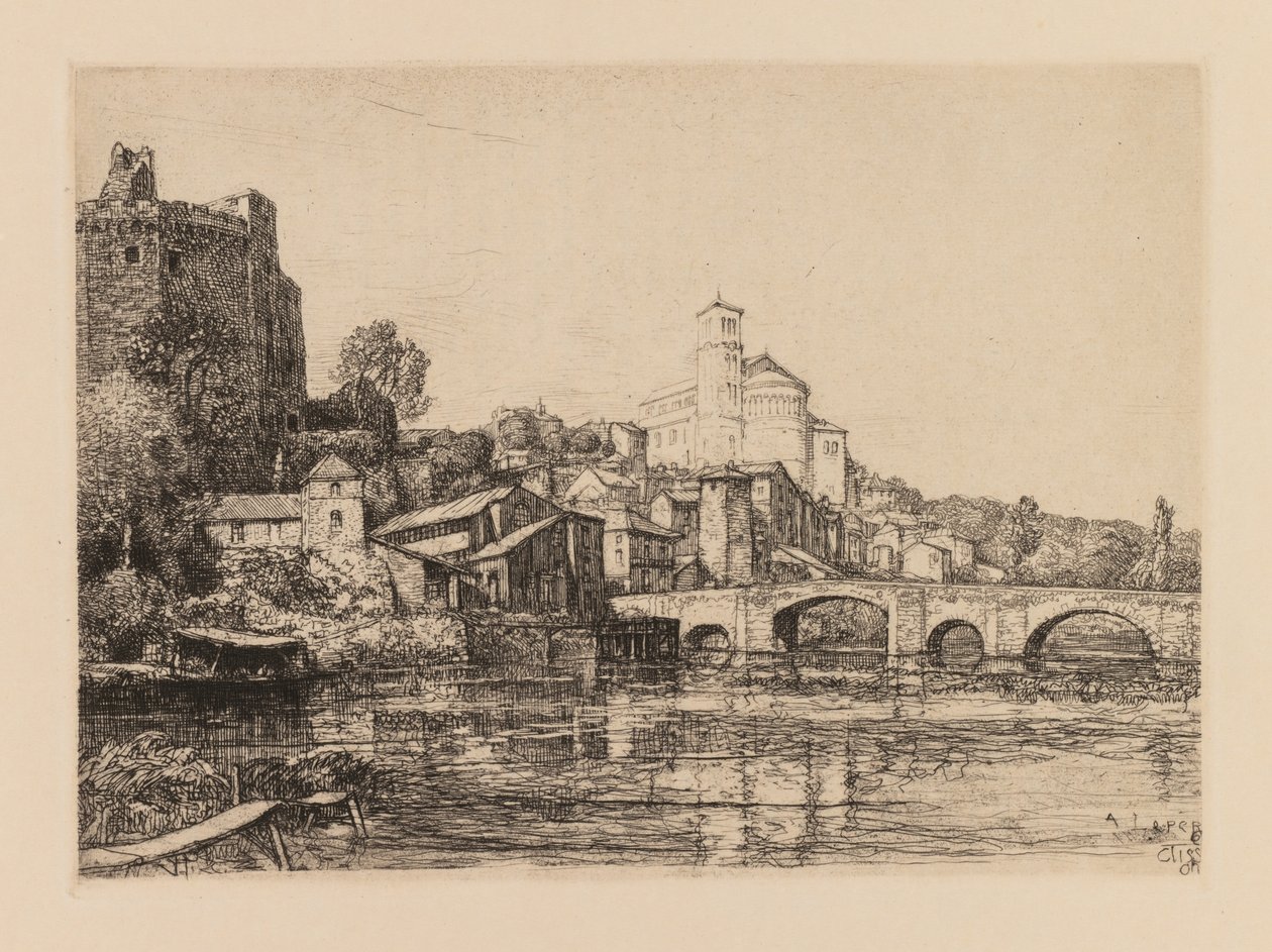 Auguste Lepère: Clisson (Loire-Maritime) de Auguste Louis Lepère