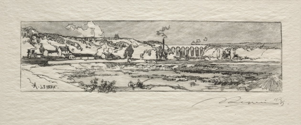Estanque de Issy les Moulineaux de Auguste Louis Lepère
