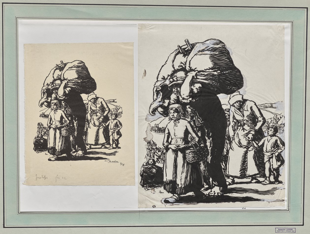 Fugitifs de Auguste Louis Lepère