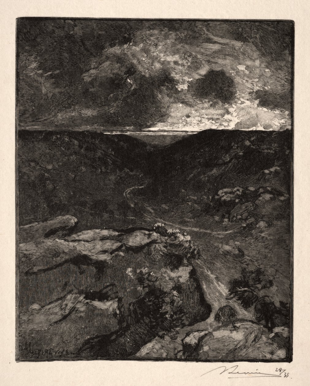 El valle de Franchard de Auguste Louis Lepère