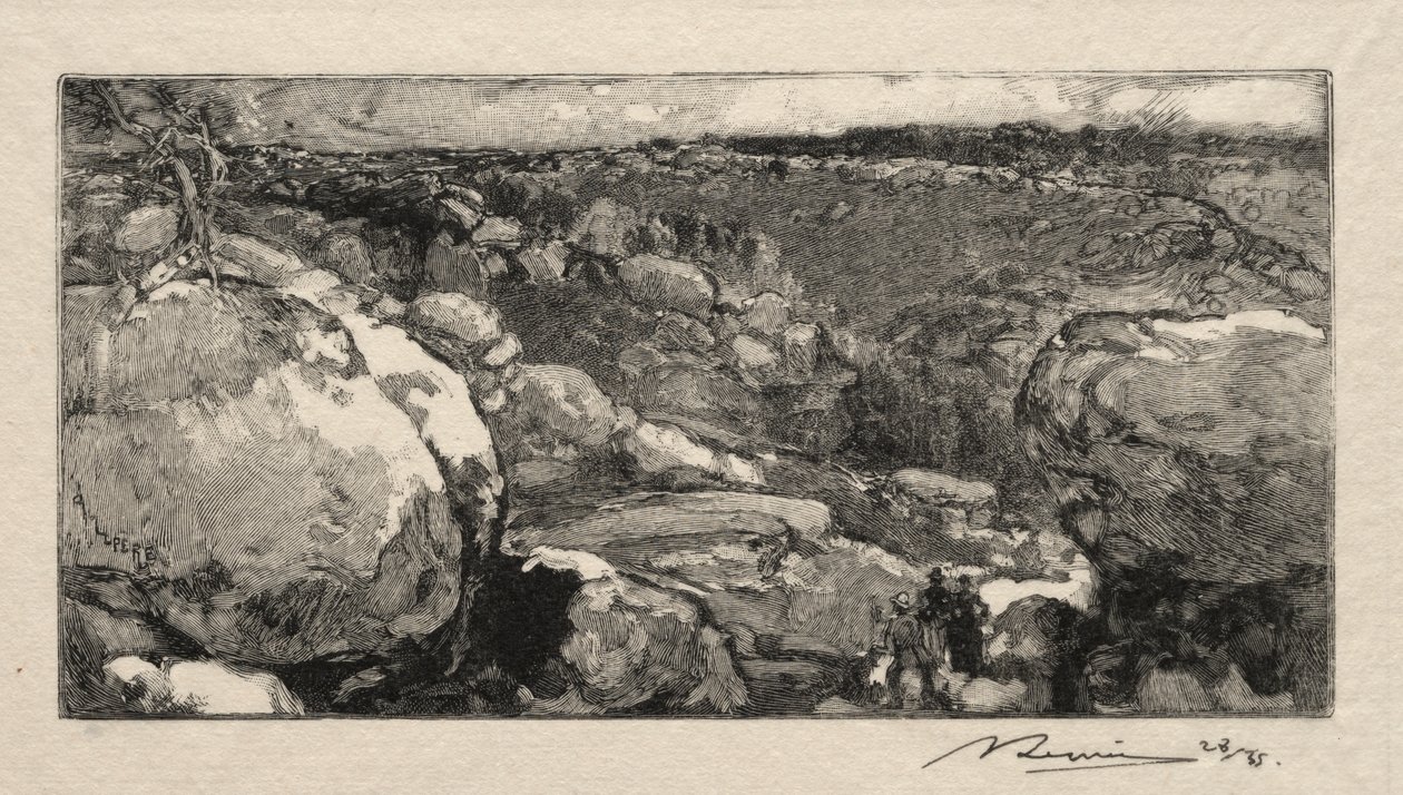 El circo del Largo Roca de Auguste Louis Lepère
