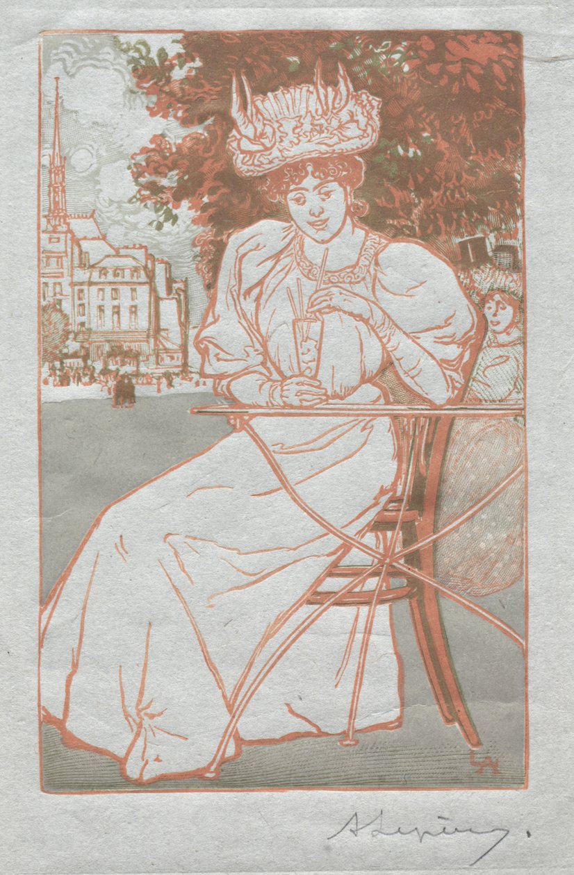 Almanaque de París, 1897: Verano de Auguste Louis Lepère