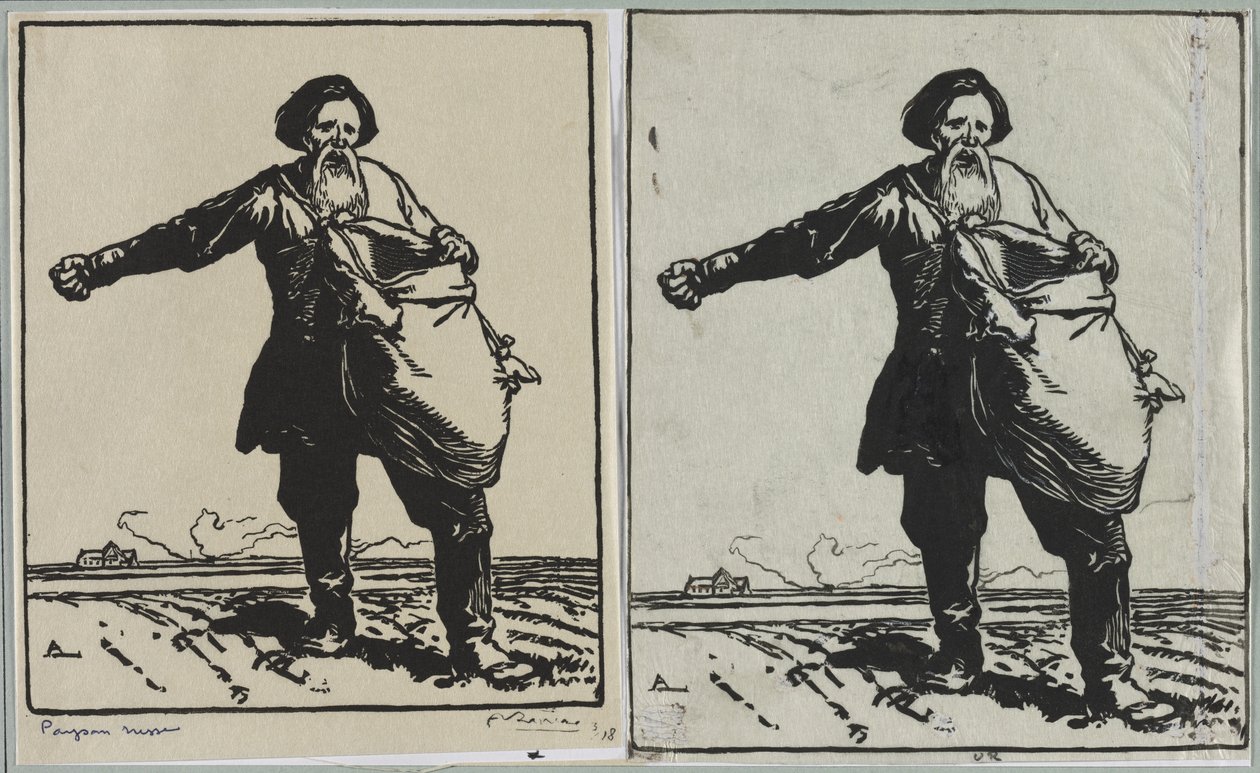Paysan russe de Auguste Louis Lepère