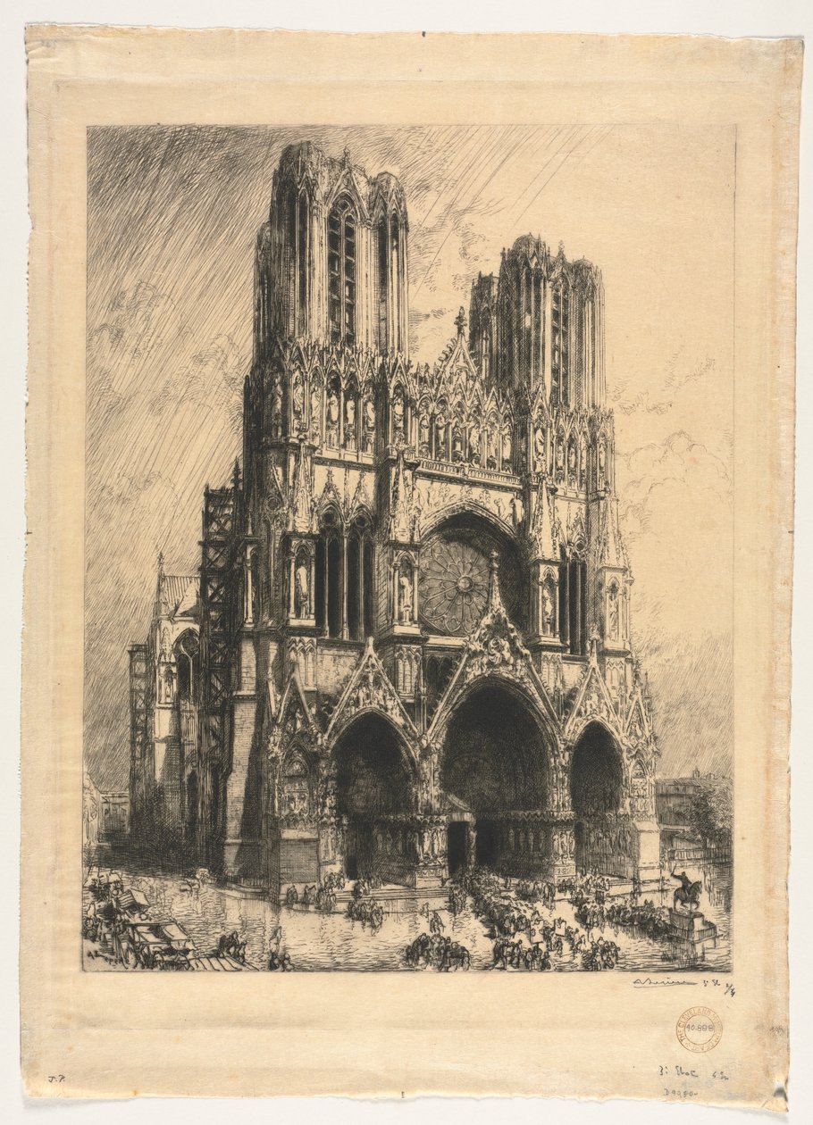 Catedral de Reims de Auguste Louis Lepère